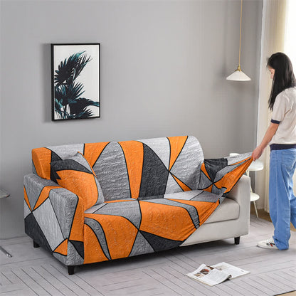 Elastic Modern Geometric Soft Sofa Cover