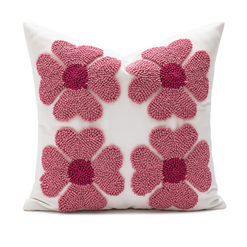 Valentine's Day Embroidered Pillow Cover