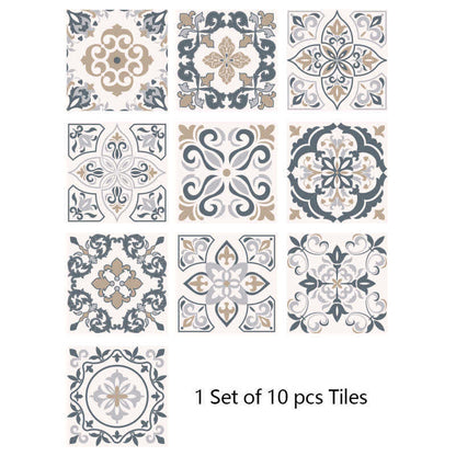 Ownkoti Mixed Pattern Wallpaper Sticker for Home (10PCS)