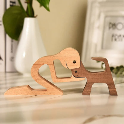 Ownkoti Hand-made Wooden Pet Carvings Home Decor