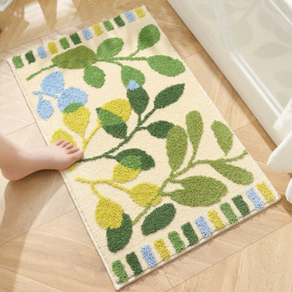 Ownkoti Palm Soft Non-Slip Entryway Rug