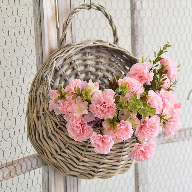 Ownkoti Handwoven Plant Basket with Handle (3PCS)