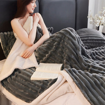 Solid Color Soft Lightweight Throw Blanket