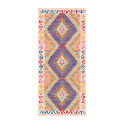 Colorful Classic Kilim Area Runner Rug