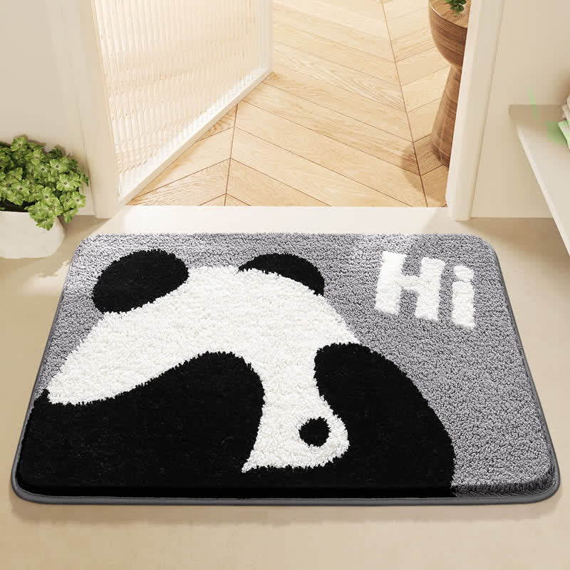 Cute Panda Water Absorbent Bath Mat