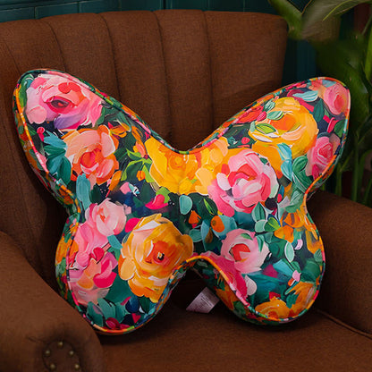 Elegant Butterfly Shape Lumbar Pillow