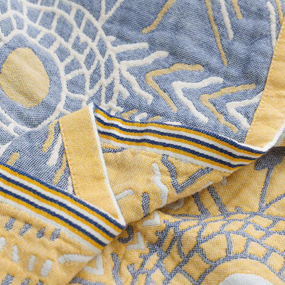 Geometric Pattern Soft Cotton Reversible Quilt