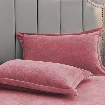 Solid Color Velvety Decorative  Pillowcases