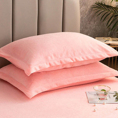 Solid Color Velvety Decorative  Pillowcases