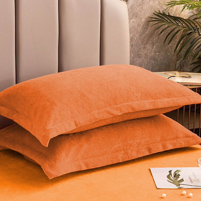 Solid Color Velvety Decorative  Pillowcases