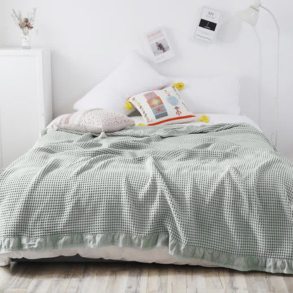 Waffle Weave Sofa Blanket Comfortable Quilt - image 7