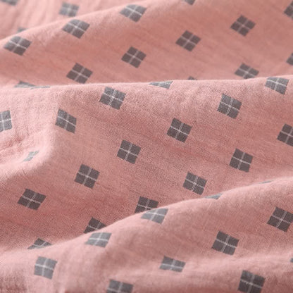 Checkered Jacquard Cotton Loungewear Set - image 3