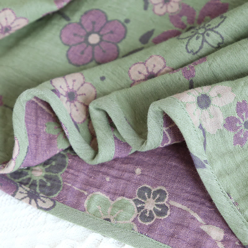 Plum Blossom Bowknot Pure Cotton Loungewear Set - image 6