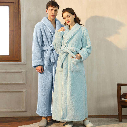 Ownkoti Comfy Fleece Pajama Long Bathrobe - image 0
