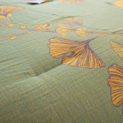 Rustic Ginkgo Leaf Cotton Gauze Bedding  - image 24