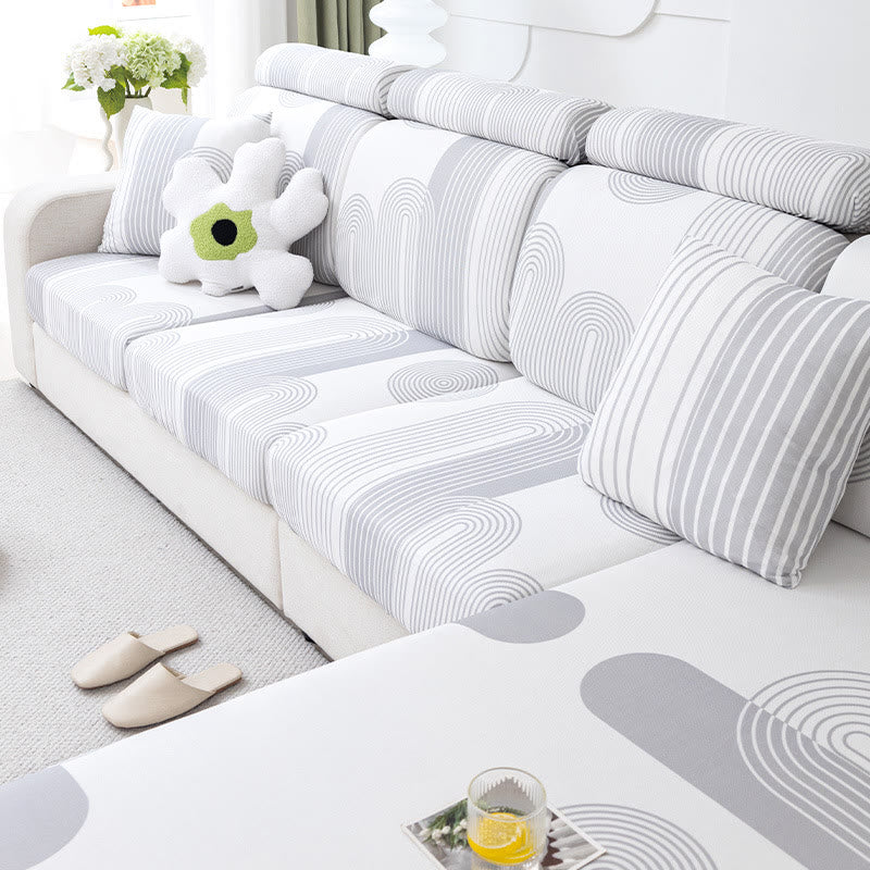 Abstract Geometric Summer Non-slip Sofa Cover