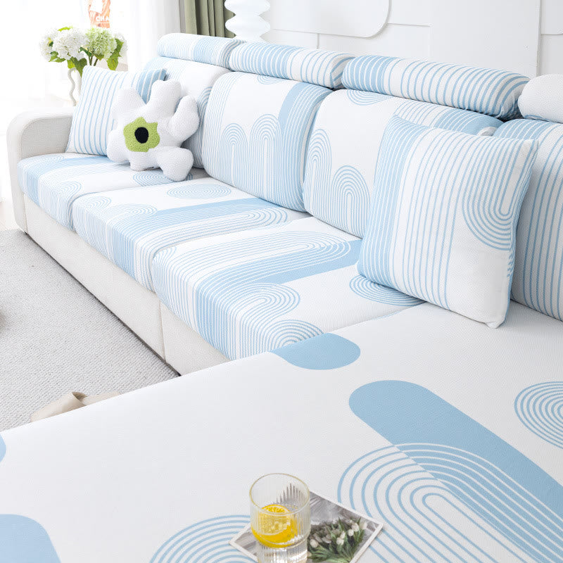 Abstract Geometric Summer Non-slip Sofa Cover