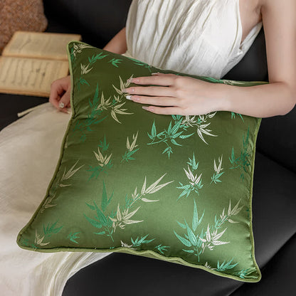 Pastoral Style Bamboo Elegant Pillowcase - 1pc Pillowcase - 18" x 18" - image 5