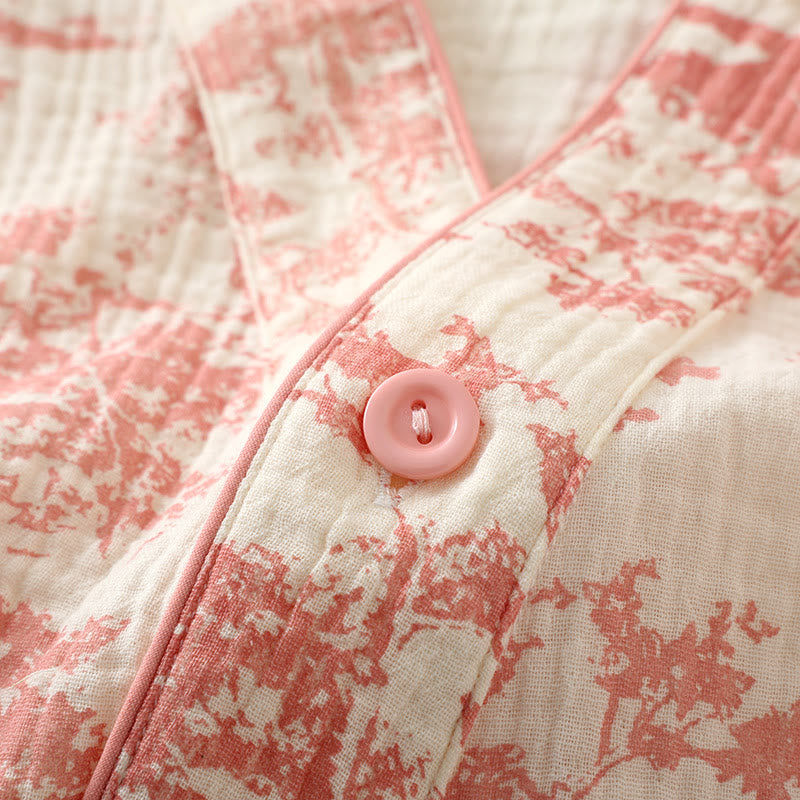 Refresh Cotton Gauze Kimono Pajama Set  - image 2