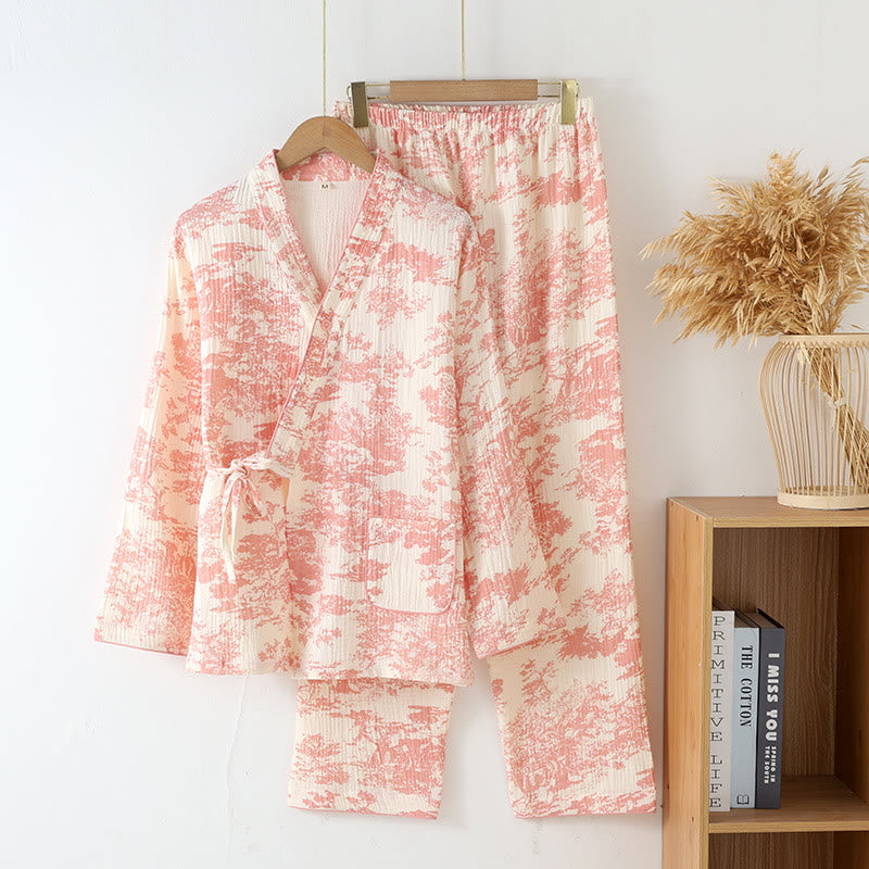 Refresh Cotton Gauze Kimono Pajama Set  - image 1