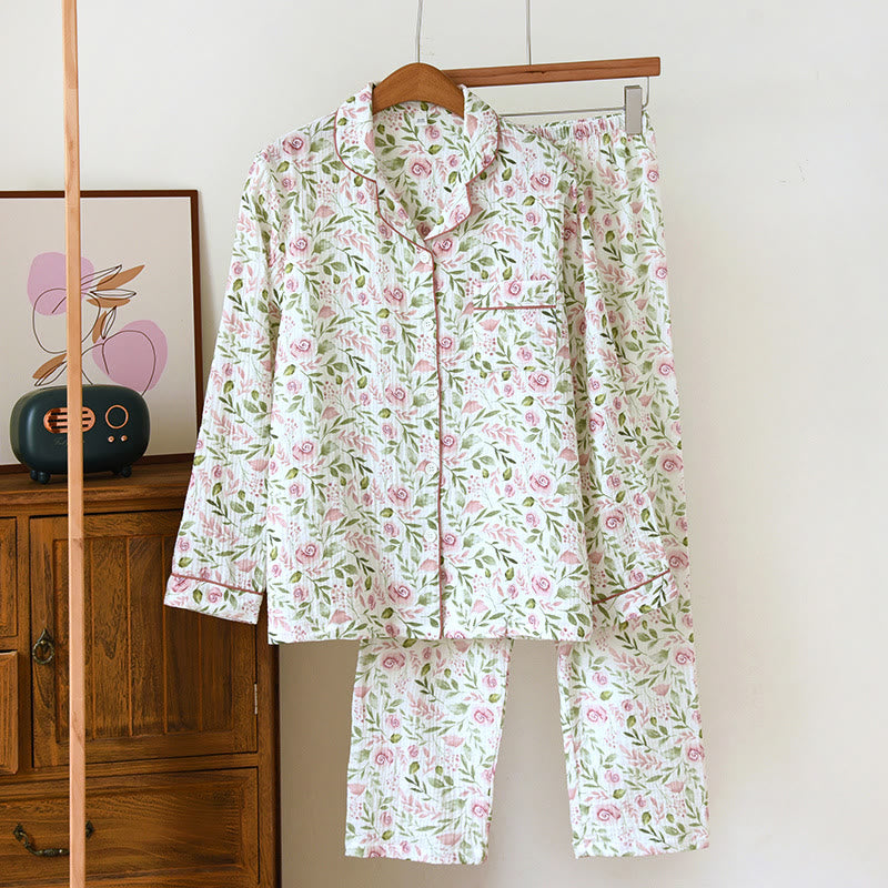 Refresh Rose Cotton Gauze Pajama Set