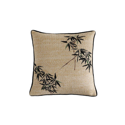 Luxurious Pastoral Bamboo Decorative Pillowcase