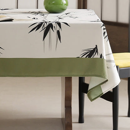 Elegant Pastoral Bamboo Farmhouse Tablecloth