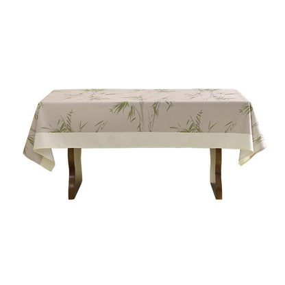 Elegant Pastoral Bamboo Farmhouse Tablecloth