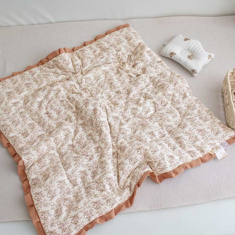 Pastoral Style Cotton Cozy Baby Quilt