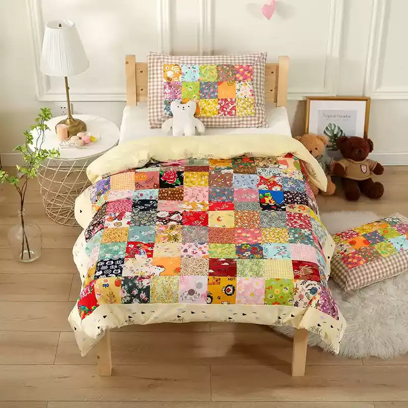 Pastoral Pure Cotton Patchwork Baby Quilt