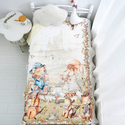 Cotton Fairy Tale Warm Baby Quilt