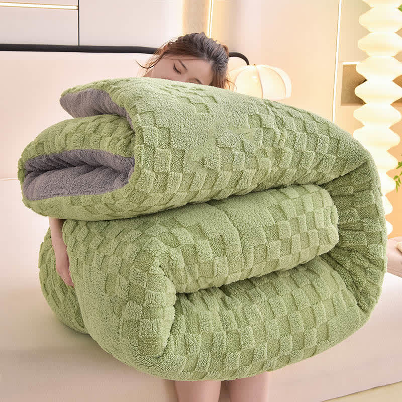 Winter Double Fleece Thick Warm Blanket