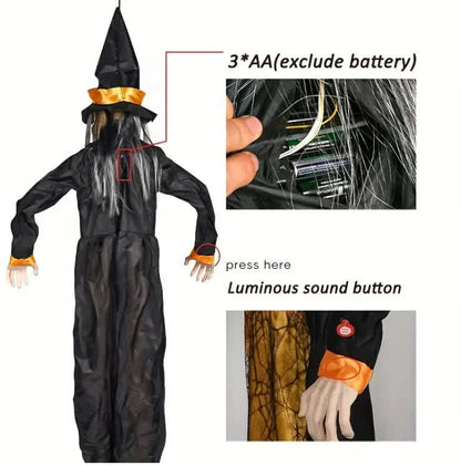 Halloween Witch Ghost Glowing Sound Toy