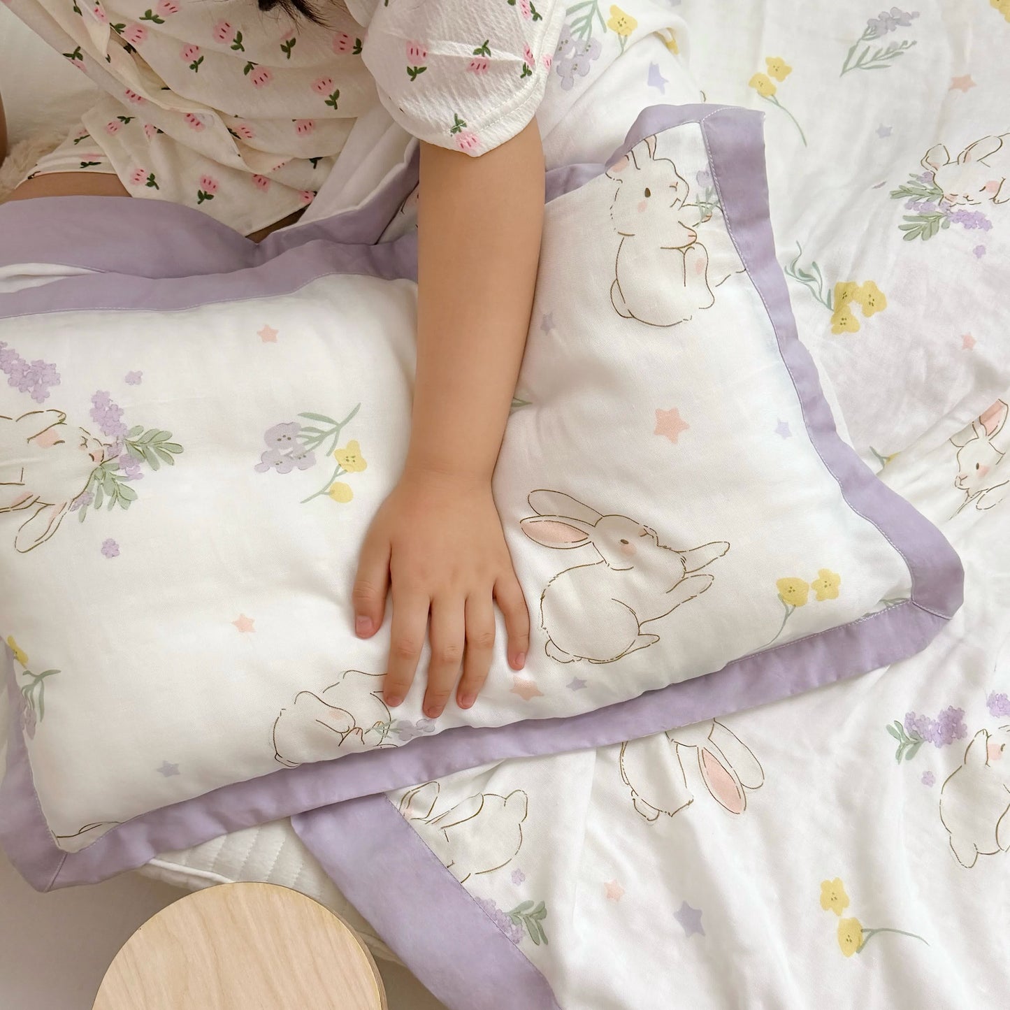 Rural Rabbit Breathable Baby Toddler Quilt