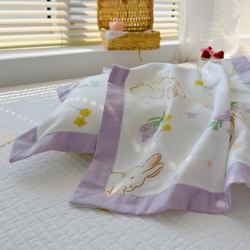 Rural Rabbit Breathable Baby Toddler Quilt