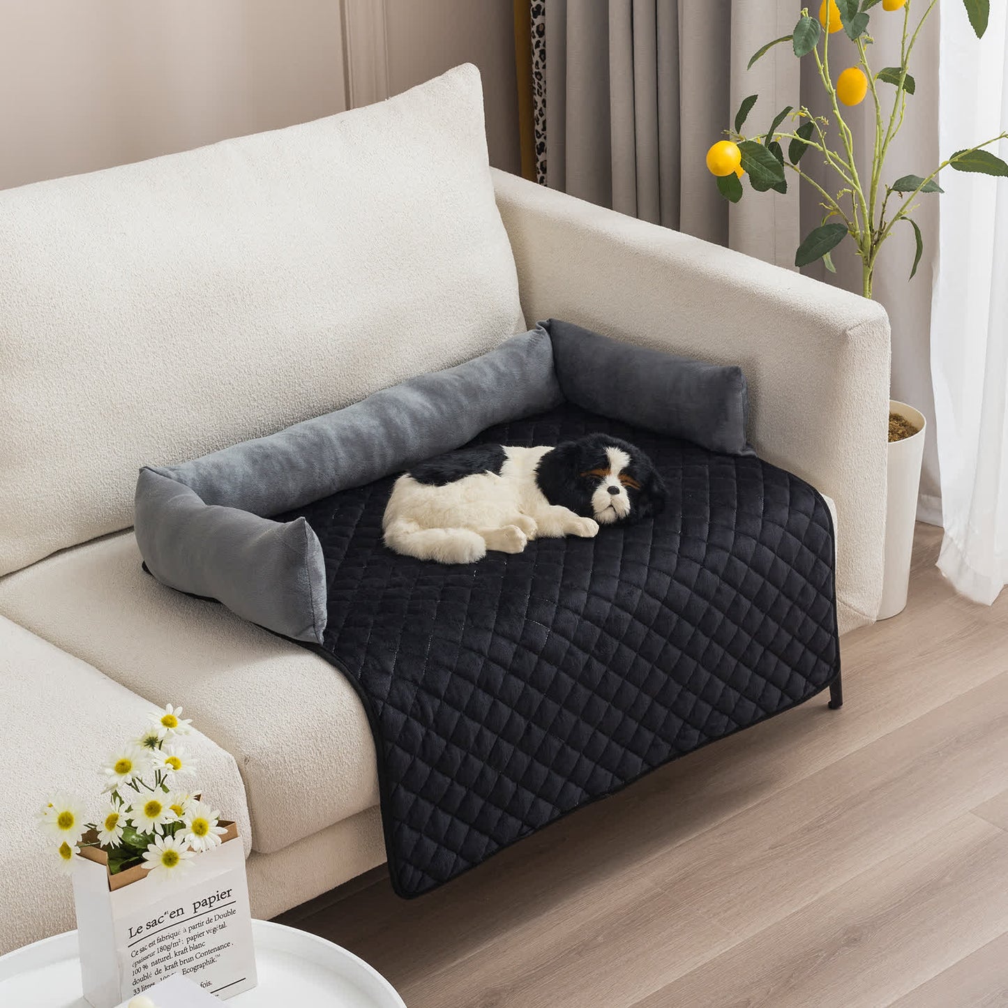 Furniture Protector Pet Cover with Bolster