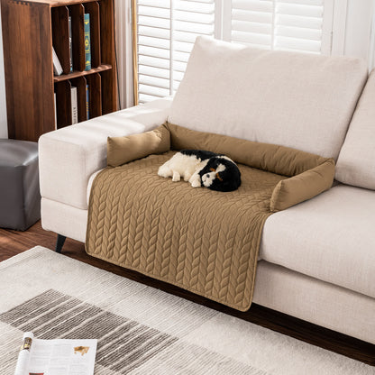 Solid Color Furniture Protector Pet Bed