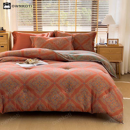 Jacquard Luxurious Cotton Warm Soft Quilt