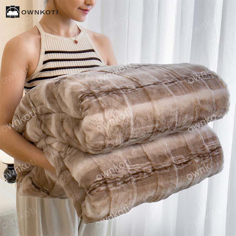 Modern Style Soft Fleece Throw Blanket