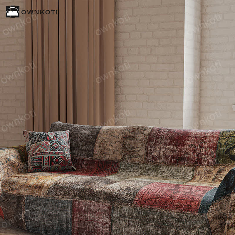 Retro Exotic Style Patchwork Sofa Protector