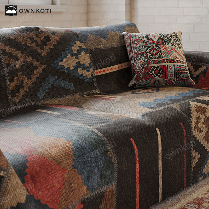 Chic Geometric Multifunctional Couch Cover