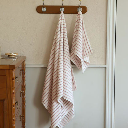 Combed Cotton Striped Water-absorbent Towel