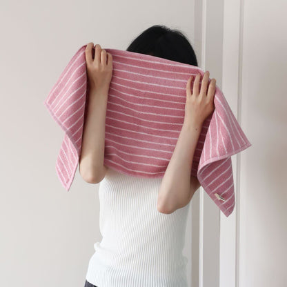 Combed Cotton Striped Water-absorbent Towel