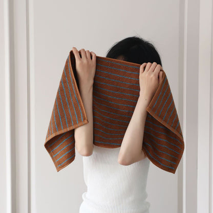 Combed Cotton Striped Water-absorbent Towel