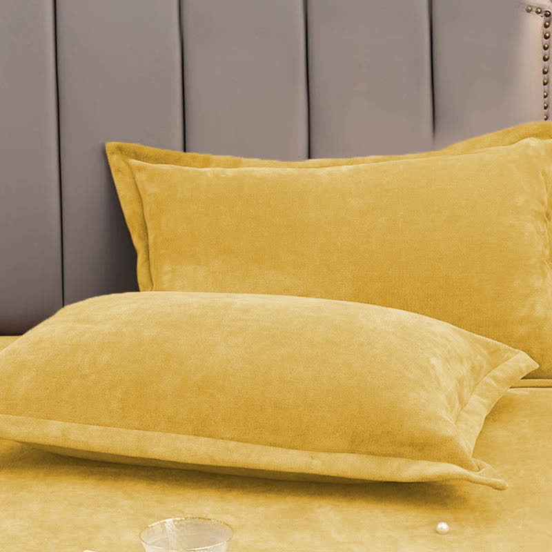 Solid Color Velvety Decorative  Pillowcases