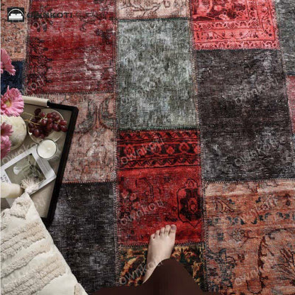 Vintage Patchwork Anti-slip Area Rug