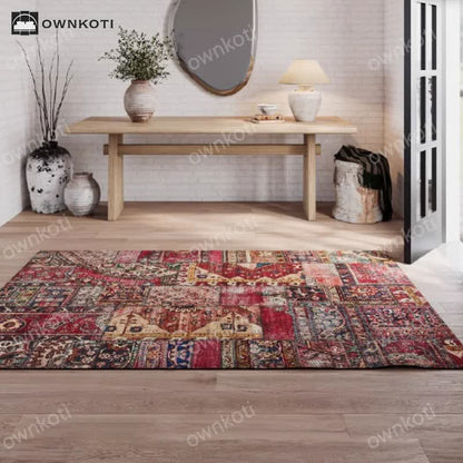 Oriental Exotic Anti-slip Decorative Area Rug