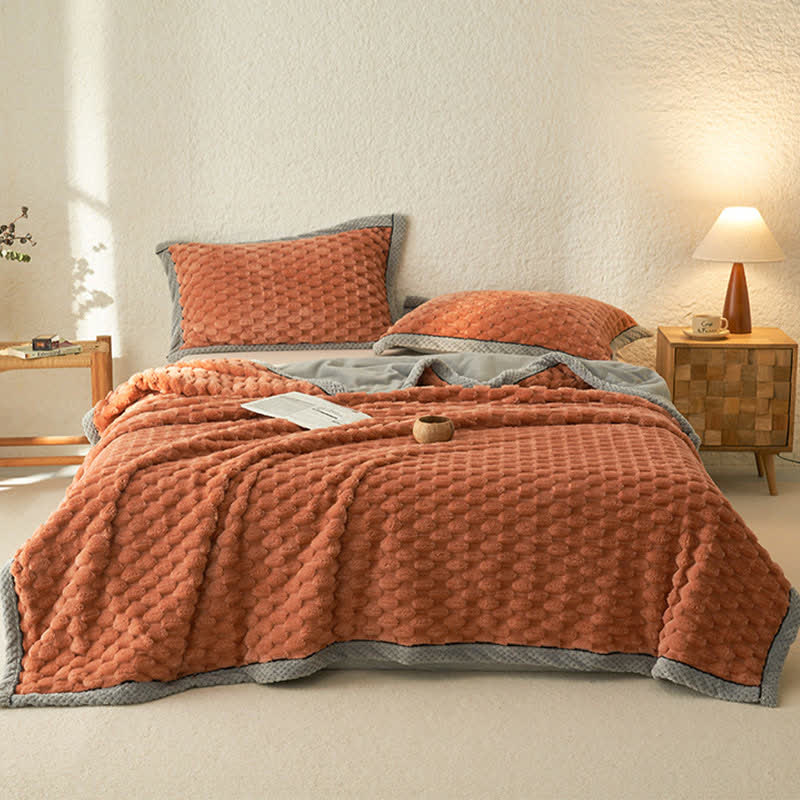 Simple Soft Fleece Duvet Cover Blanket