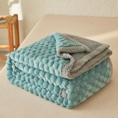 Simple Soft Fleece Duvet Cover Blanket