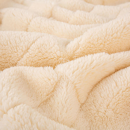 Soft Fleece Solid Color Throw Blanket